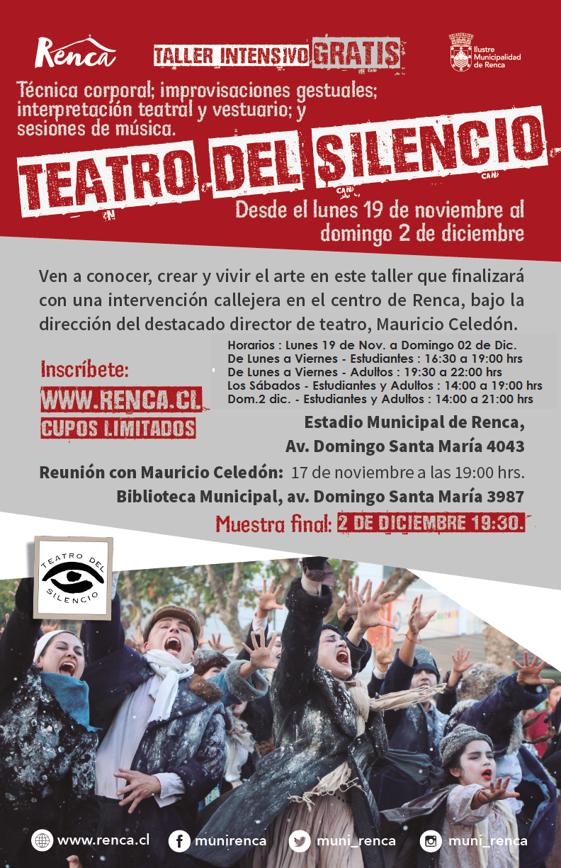 STAGE DE THÉÂTRE INTENSIF à RENCA, CHILI